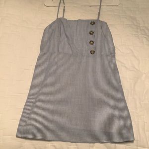 Blue & white striped Altard State dress